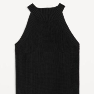 Old Navy Black Sleeveless Sweater